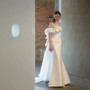 Off Shoulder light wedding dress summer bride wedding dress