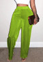 Women's Casual Flannel Wide Leg Pants