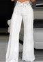 Women high waist wide leg Pant