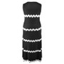 Plus Size Sleeveless Straps Striped Print Women's Long Dress