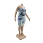 Plus Size Women Summer Casual Print Dress