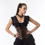 Women PU-Leather Lace Up Corset