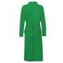 Classic Autumn Winter Women's Plus Size Dress Bow Knot Long Sleeve Dress