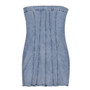 Spring Summer Sexy Strapless Denim Dress