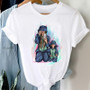 Spring And Summer Casual Loose Short-Sleeved Mother's Day Mom Printed T-Shirt Parent-Child Clothing