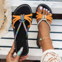 Women's Flat Slippers Plus Size Fashionable And Rhinestone Sandals Casual Style Women's Shoes