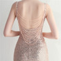 Beaded Sequins Camisole Bodycon Sexy Dress