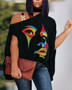 Plus Size Women's Summer Fashion Off Shoulder Sexy Casual Print T-Shirt