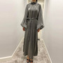 Women's Dress Lantern Sleeve Muslim Robe muslim Abaya