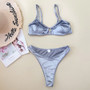 Women velvet bikini sexy Swimwear