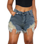 Ripped Tassel Fashion Women's Denim Shorts