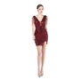 Luxury Sequin V-Neck Rhinestone Chain Formal Party Dress