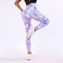 Printed Yoga Pants Women's Floral Tummy Control Butt Lift Yoga Pants Sports Fitness Leggings