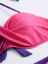 Gradient Twist Sexy Halter Strapless Two Pieces Women's Bikini Swimsuit