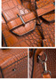 Autumn and winter crocodile pattern handbag fashion trend cross-body bag large capacity Three-Piece bag