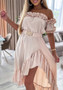 Women's Off Shoulder Ruffle Dress