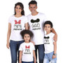 Trendy Mother's Day Father's Day Summer Men's Parent-Child Wear Family Short-Sleeved T-Shirt