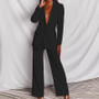 Women Fall/Winter Casual Blazer + Pants Two-Piece Set