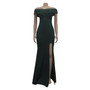 Women Sexy V-Neck Sleeveless Slit Long Dress