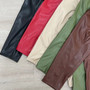 Women Fall/Winter Casual Blazer PU-Leather Jacket