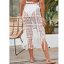 Women Sexy See-Through Cutout Fringe Beach Dress