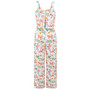 Women Casual Sling Printed Wide Leg Jumpsuit