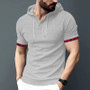 Summer Men's Casual Hooded Short Sleeve T-Shirt