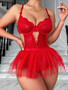 Women mesh hollow dressSexy Lingerie