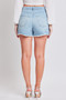 YMI Jeanswear Distressed Frayed Hem Denim Shorts