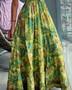 Women Vintage Floral Print V Neck Dress