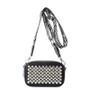 Popular Bags Fashion Rivets Trendy Women's Wide Shoulder Strap Crossbody Square Bag