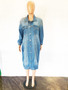 Women'S Fashion Long Sleeve Denim Trench Coat Cardigan Denim Shirt