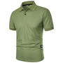 Men's Summer Solid Short Sleeve Top