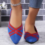 Women Pointed Toe Knitting Autumn Flat Shoes