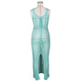 Summer Women Tethered Mesh Knitting Beach Maxi Dress