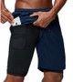 Men's Quick-Drying Knee-Length Shorts Casual Fitness Shorts