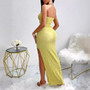 Women's Solid Color Fashion Sexy Strapless Hollow Dress