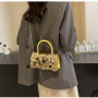 Women sequin chain crossbody bag small square bag