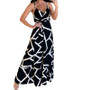 Women Sexy Printed Sleeveless Maxi Dress