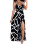 Women Sexy Printed Sleeveless Maxi Dress