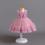 Girls children's dress lace tutu princess dress