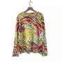 Spring Summer Tie Dye Letter Print Long Sleeve T-Shirt