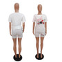 Women T-shirt and shorts two-piece set