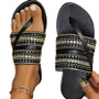 Plus Size Fashionable Flat Sandals Summer Holiday Style Flip-Flops