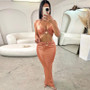 Women Summer Sexy Cutout Strap Dress