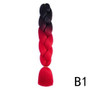 Women African Wig Gradient Jumbo Braid Hair