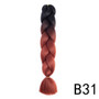 Women African Wig Gradient Jumbo Braid Hair