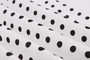 Women Retro Polka Dot Contrast Color Dress