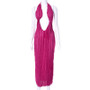 Women's Spring/Summer Ruffled Sexy Halter Backelss Dress