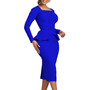 Women Long Sleeve Elegant Bodycon Dress